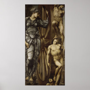 Burne-Jones - Fortune-hjul Poster