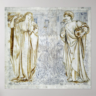 Burne-Jones - Hypsiphile and Medea Poster