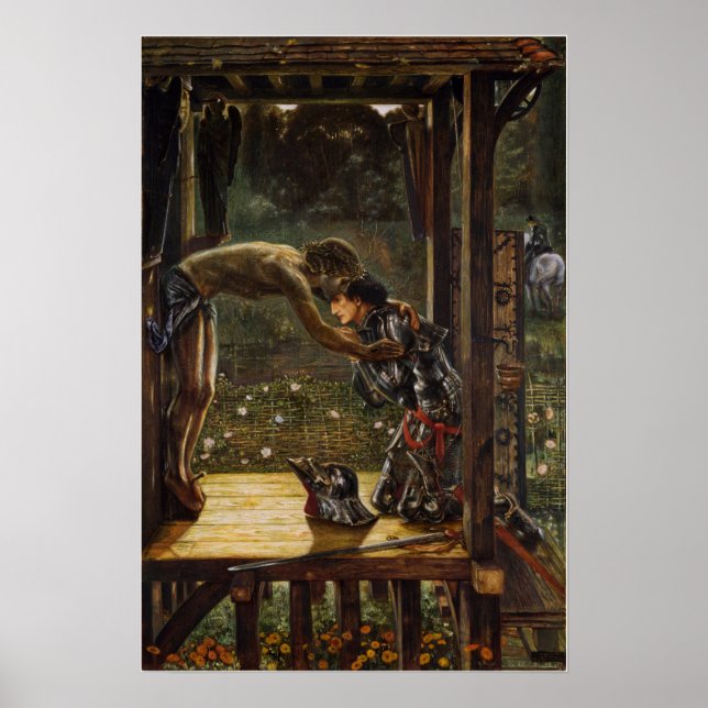 Burne-Jones - Merciful Knight Poster (Framsidan)