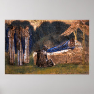 Burne-Jones - Nativiteten 1887 Poster