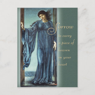 Burne-Jones Night CC0562 Comforting ord Postcard Vykort