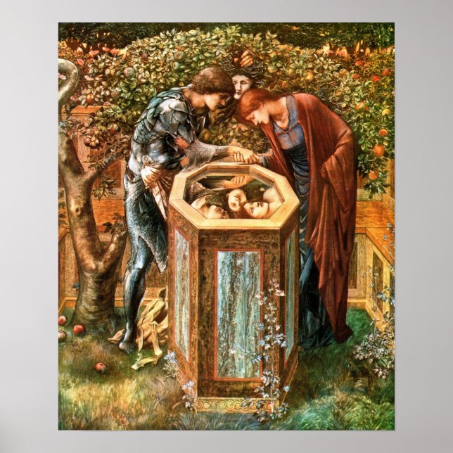 Burne-Jones - Onda huvuden 1885 Poster (Framsidan)