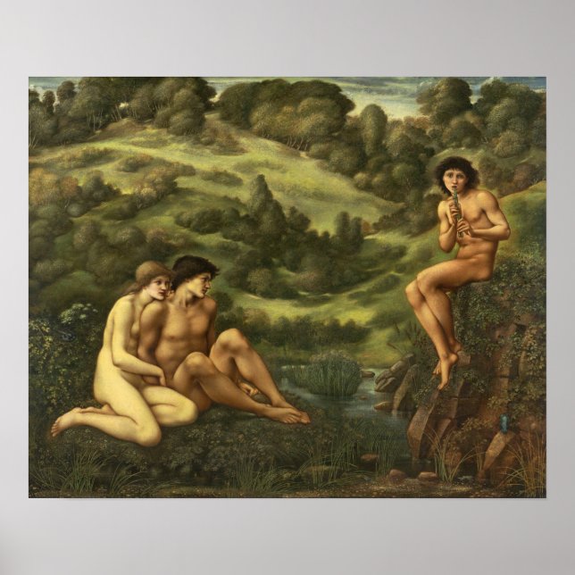 Burne-Jones - Panens trädgård Poster (Framsidan)