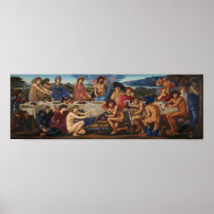 Burne-Jones - Peleus-festen Poster
