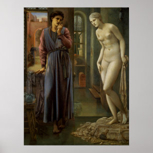 Burne-Jones - Pygmalion, Handregn Poster