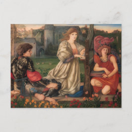 Burne-Jones The kärlek sång CC0792 Pre-Raphaelite Vykort