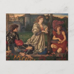 Burne-Jones The kärlek sång CC0793 Pre-Raphaelite Vykort