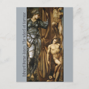 Burne-Jones Wheel of Fortune CC0424 vykort