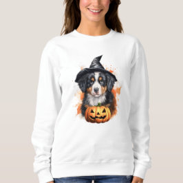 Burnese Mountain Hund Puppy Halloween Sweatshirt T Shirt