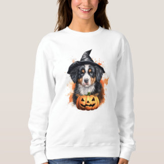 Burnese Mountain Hund Puppy Halloween Sweatshirt T Shirt