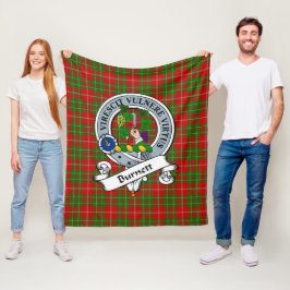 Burnett Klan Badge Tartan Play Fleecefilt