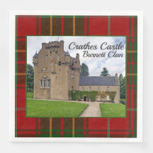 Burnett Klans Tartan Crathes Castle Pappersservett