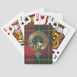 Burnett Tartan & Badge Casinokort