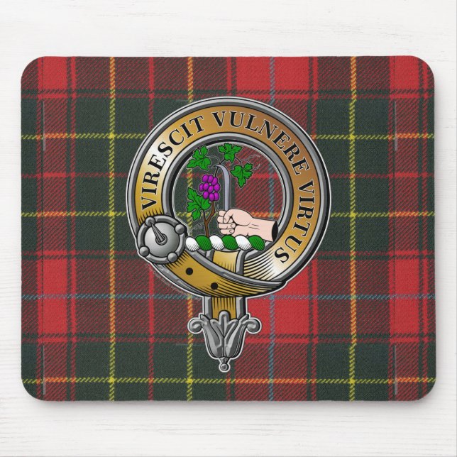 Burnett Tartan & Badge Musmatta (Framsidan)
