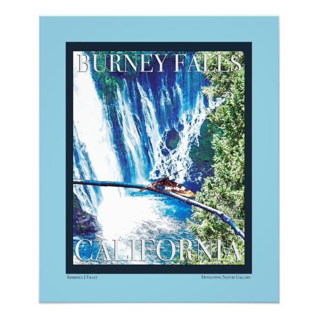 Burney Falls, CA Poster (Framsidan)