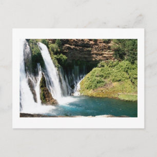 Burney Falls California Vykort