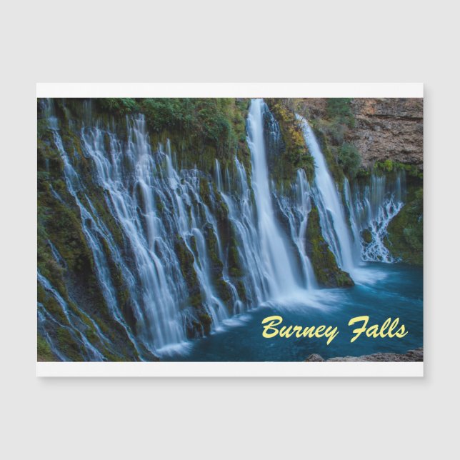 Burney Falls Magnetic Card (Framsida)