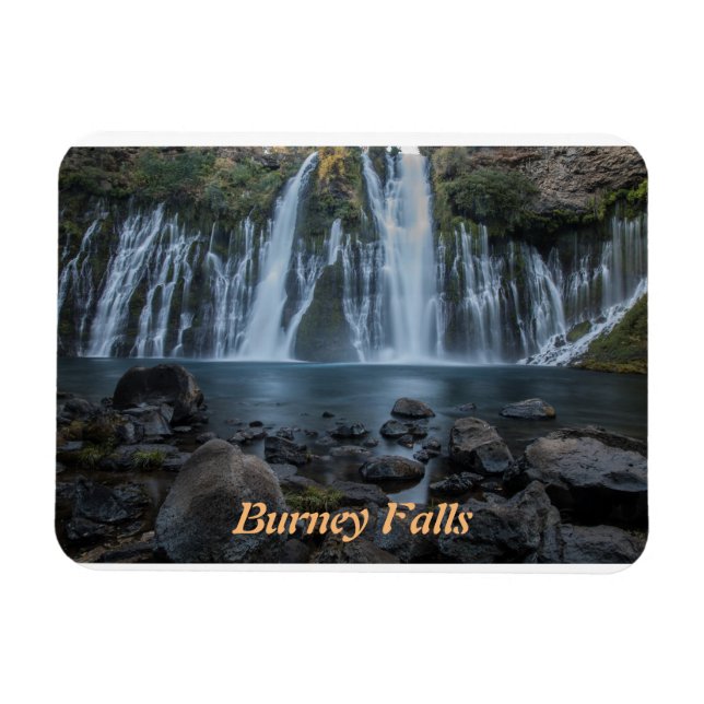 Burney Falls-vykort Magnet (Horisontell)