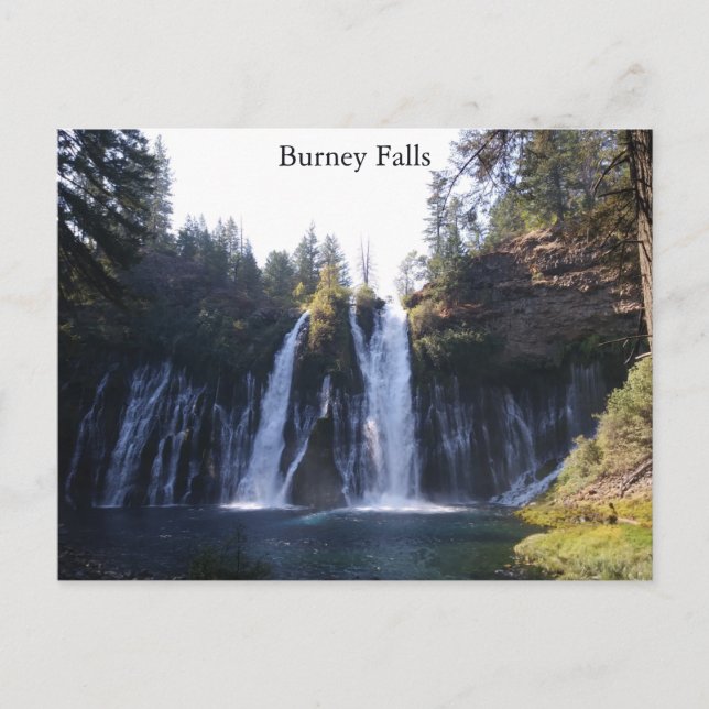 Burney Falls-vykort Vykort (Framsida)