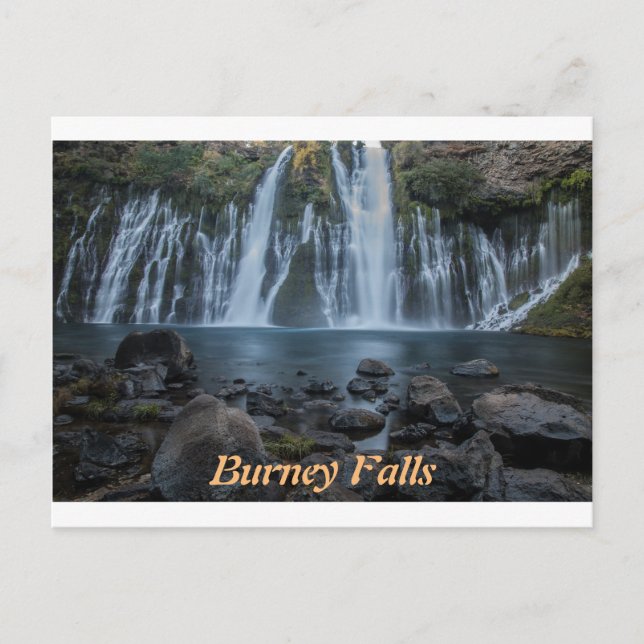 Burney Falls-vykort Vykort (Framsida)