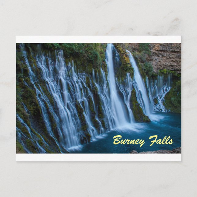 Burney Falls-vykort Vykort (Framsida)