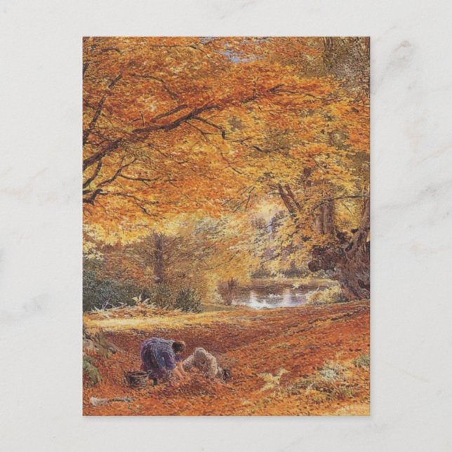 Burnham Beears - Birket Foster Vykort (Framsida)