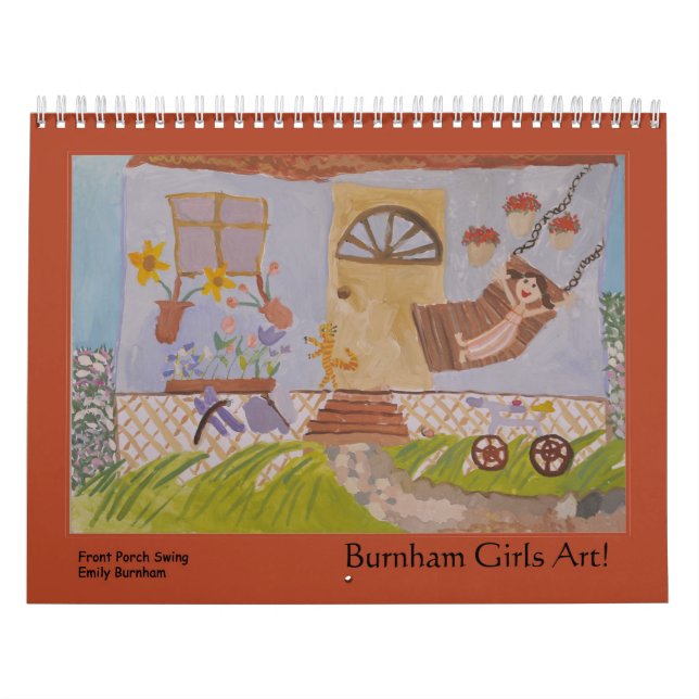 Burnham flickakonst! kalender (Omslag)