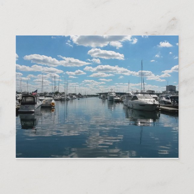 Burnham Harbor - Chicago Vykort (Framsida)