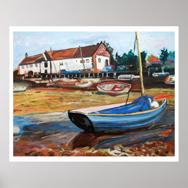 Burnham Overy Staithe Poster (Framsidan)