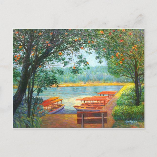 Burnham Park, Baguio City, Filippinerna Vykort (Framsida)