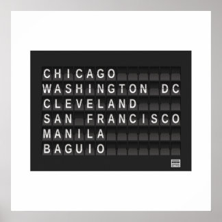 Burnham planerade Bold Star-Logotyp Poster