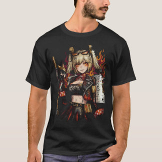 Burnice Vit ZZZ Rött Hår Hästsvansar Eldkastare  T Shirt