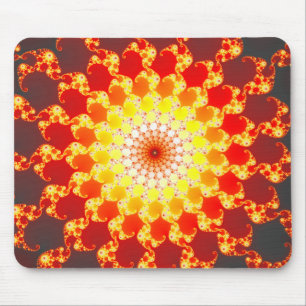 Burnin Ambition - Fractal Mousepad Musmatta