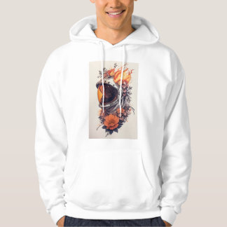 "Burning Astronaut" hoodie T—Shirt är Bra