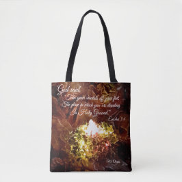 "Burning Bush" Tote Bag Tygkasse