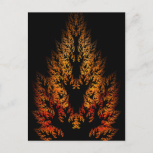 Burning Bush vycard Vykort