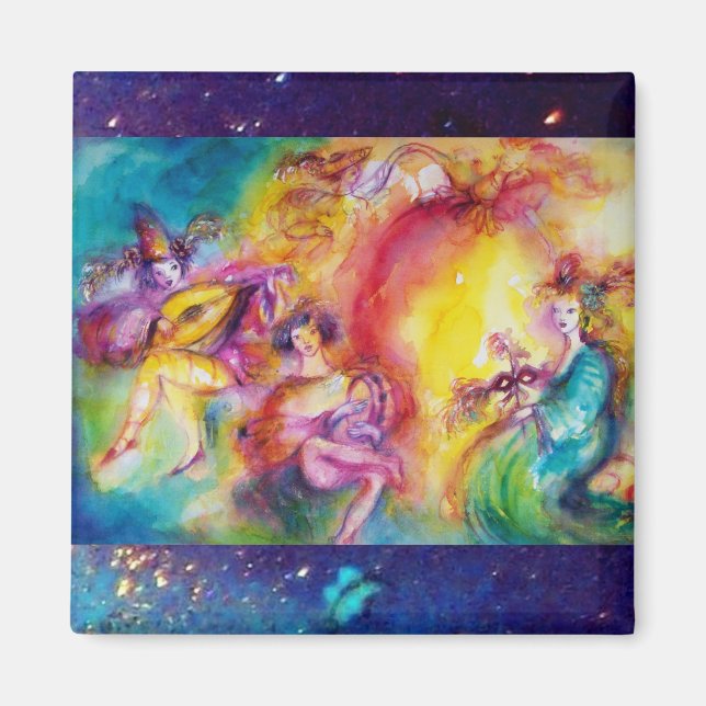 BURNING CARNIVAL MAGNET (Framsidan)