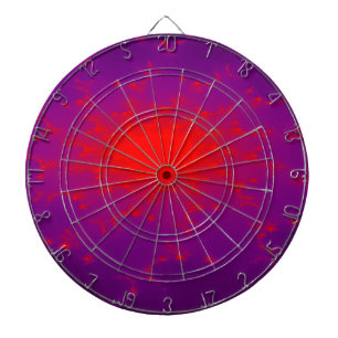 Burning Galaxy Fractal Dart Board Piltavla