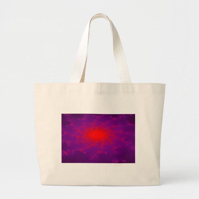 Burning Galaxy Jumbo Tote Bag Tygkasse (Framsidan)