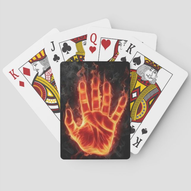 Burning Hand Casinokort (Baksidan)