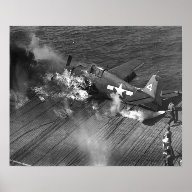 Burning Hellcat Poster (Framsidan)