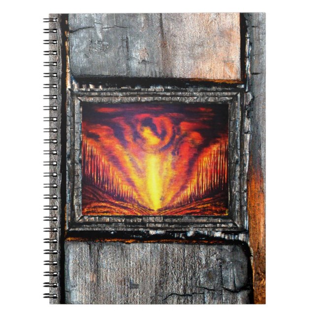 Burning Himlar Anteckningsbok (Framsidan)