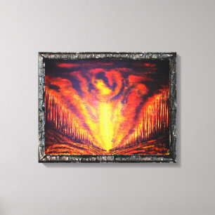 Burning Himlar Canvastryck