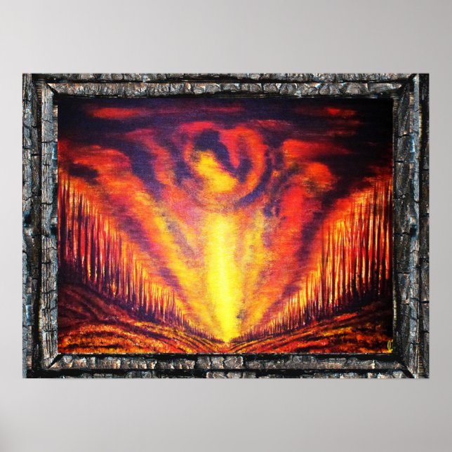 Burning Himlar Poster (Framsidan)