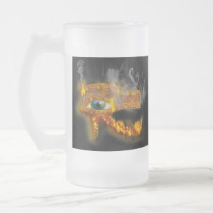 Burning Öga av Horus Ancient Egyptian Art Mugg