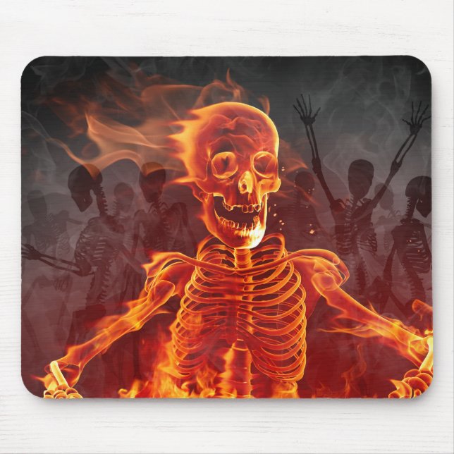 Burning Skeleton Musmatta (Framsidan)