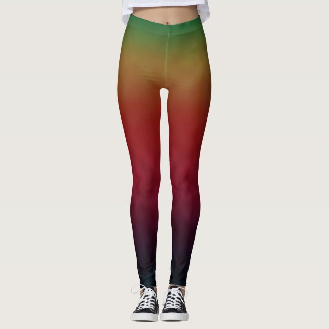 Burning Through the Veil Leggings (Framsida)