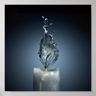 Burning Vatten Poster