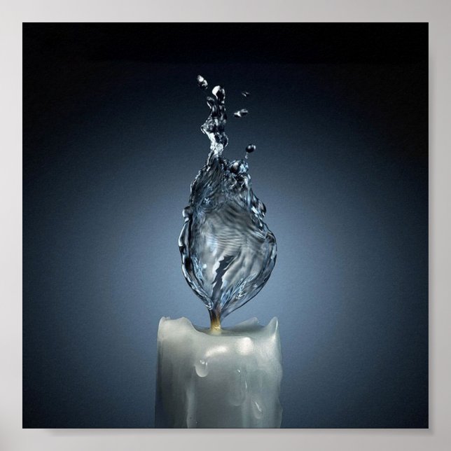 Burning Vatten Poster (Framsidan)