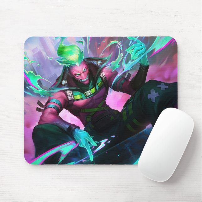 Burning Vengeance Gaming Mousepad | Flammet Musmatta (Med mus)